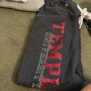 Champion temple university men’s sweatpants